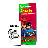  Ароматизатор подвесной картон LOVE IS… Вишня-лимон 