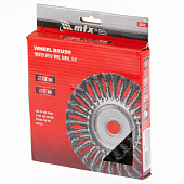 Щетка плоская для УШМ 150 мм,пос. 22.2 мм,круч. пров. 0.5 мм Matrix Щетка плоская для УШМ 150 мм,пос. 22.2 мм,круч. пров. 0.5 мм Matrix