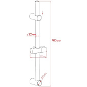  Душевая cтойка SR725 Esko 