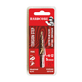 Сверло по металлу спиральное 4-12 мм "Hardcore" Torsion step Сверло по металлу спиральное 4-12 мм "Hardcore" Torsion step