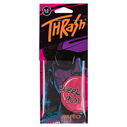 Ароматизатор подвесной картон AURA FRESH THRASH Bubble Gum Ароматизатор подвесной картон AURA FRESH THRASH Bubble Gum