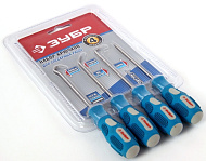 Набор крючков для слесарных работ, 4 предм., ЗУБР "ЭКСПЕРТ" Набор крючков для слесарных работ, 4 предм., ЗУБР "ЭКСПЕРТ"