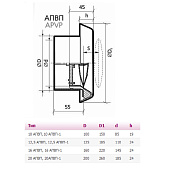 Анемостат приточно-вытяжной Д=100 10АПВП Анемостат приточно-вытяжной Д=100 10АПВП