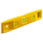 Уровень коробчатый, пластмассовый, 3 глазка, магнит, 225мм, STAYER Pro-Torpedo Уровень коробчатый, пластмассовый, 3 глазка, магнит, 225мм, STAYER Pro-Torpedo