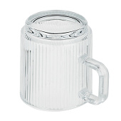 Кружка с рельефным узором MILLIMI 340мл, стекло 806-174 Кружка с рельефным узором MILLIMI 340мл, стекло 806-174