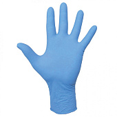 Перчатки нитриловые LAIMA многоразовые ОСОБО ПРОЧНЫЕ, 5 пар M  голубые 605017 