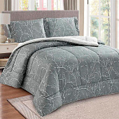 Комплект постельного белья Cleo сатин Notte Bianca с одеялом евро макси 32/017-NBOL Комплект постельного белья Cleo сатин Notte Bianca с одеялом евро макси 32/017-NBOL