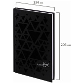  Блокнот А5 134х206мм, 80л, твердый, клетка, выборочный лак, STAFF, Triangles, 114421 