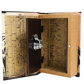 Сейф-книга Наскальные рисунки. Жирафы, 17х11х5 см, дерево кожзам, 7570554 Сейф-книга Наскальные рисунки. Жирафы, 17х11х5 см, дерево кожзам, 7570554