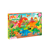 Мега-пазл "Мир динозавров", 24 детали 9319942