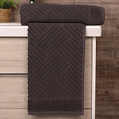 Полотенце 50х90 ALBERTO махровое, антрацит Полотенце 50х90 ALBERTO махровое, антрацит