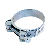  Хомут шарнирный  98-103мм (белый цинк ) 