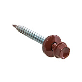  Саморезы кровельные 4,8х70мм, 30шт, RAL 3005 винно-красный 