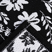  Салфетка (жаккард) 30х45 Этель Flowers black 6705301 