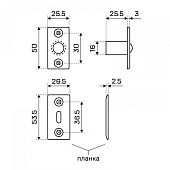  Фиксатор шариковый 588 WW белый СТАНДАРТ 