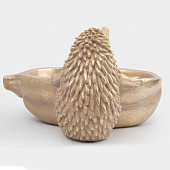 Конфетница Light pumpkin, 19х17 см, золотистая, Еж с тыквой ANLAF-2 Конфетница Light pumpkin, 19х17 см, золотистая, Еж с тыквой ANLAF-2