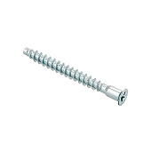  Стяжка шурупная 7,0x50 PZ белый цинк 15 шт 