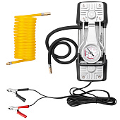 Компрессор металлический 60 л/мин 2х поршневой с крокодилами SKYWAY СОЮЗ в сумке 10 АТМ Компрессор металлический 60 л/мин 2х поршневой с крокодилами SKYWAY СОЮЗ в сумке 10 АТМ