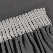  Портьера Канвас 200х260 Уголь /Легранд 