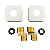 Душевая стойка латунная управление стойки клавишами белая T9164K Душевая стойка латунная управление стойки клавишами белая T9164K