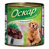  Корм влажный Оскар для собак 750гр Потрошки 