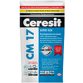  Клей высокоэластичный для любых видов плитки и сложных оснований СМ17 C2TES1 (5кг) /Церезит 