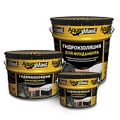 Мастика битумная AquaMast фундамент /10кг