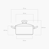Кастрюля Nadoba Vikki 5,4 л 796111 Кастрюля Nadoba Vikki 5,4 л 796111