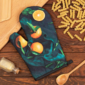 Варежка-прихватка Доляна Апельсины 6491110 Варежка-прихватка Доляна Апельсины 6491110