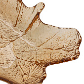  Блюдо Autumn forest 22х23 см, янтарное, Кленовый лист  ANLAF-5758-AU25 