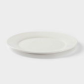 Тарелка обеденная Доляна White Label, 300 мл, фарфор, белый 1277451 Тарелка обеденная Доляна White Label, 300 мл, фарфор, белый 1277451