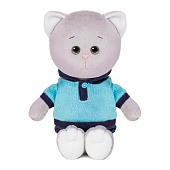 Мягкая игрушка Колбаскин&Мышель, Колбаскин в голубом поло и штанишках, 20 см Мягкая игрушка Колбаскин&Мышель, Колбаскин в голубом поло и штанишках, 20 см