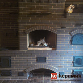 Кирпич печной темный шоколад 250х120х65мм [М-300] /Кирово-Чепецкий КЗ