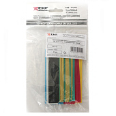  Набор термо.труб.  12/6 100мм (21шт)/EKF tut-n-12 