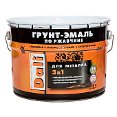ГРУНТ - ЭМАЛЬ по ржавчине "DALI" 10л - cерый графит RAL 7024