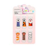 Набор закладок магнитных для книг 6 штук Лапки 60х19мм МИКС CALLIGRATA 10532456 Набор закладок магнитных для книг 6 штук Лапки 60х19мм МИКС CALLIGRATA 10532456