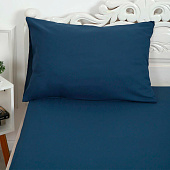  Комплект постельного белья Евро темный деним арт.4022 