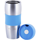 Термокружка 380мл из нержавеющей стали с TPR-вставкой цвет Микс 2053R Термокружка 380мл из нержавеющей стали с TPR-вставкой цвет Микс 2053R