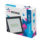 Прожектор LED Super Slim 20Вт 6500К IP65 датчик движения фотосенсор /КОСМОС Прожектор LED Super Slim 20Вт 6500К IP65 датчик движения фотосенсор /КОСМОС