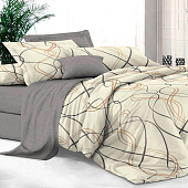  Простынь на резинке 200х200 Mariya DeLuxe ТС-ПР-Р-200 Изящные линии 