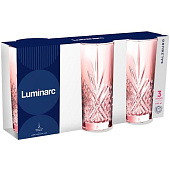  Набор стаканов высоких Luminarc Salzburg Lilac 380мл 3шт Q2884 