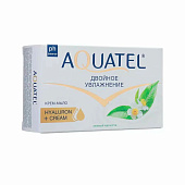  Aquatel мыло-крем твердое 90г зеленый чай матча 