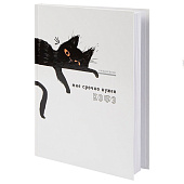  Ежедневник А5 128л Lite Кот, линия твердая обложка, глянцевая ламинация, DNBL-CAT 