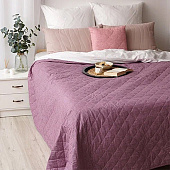 Покрывало 120х210 стеганое Традиция поплин орхидея текстура 2327 Покрывало 120х210 стеганое Традиция поплин орхидея текстура 2327