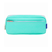  Пенал мягкий BRAUBERG PASTEL, 2 отделения, мятный, 21х9,5х5 см, 272275 