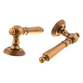  Ручка дверная RUCETTI RAP-CLASSIC-L 8 OMB старая матовая бронза 