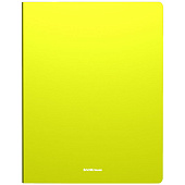  Папка пластиковая ErichKrause Matt Neon, на 4-х кольцах, А4, 400 мкм, ассорти, 49975 