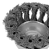 Щетка чашка д/дрели 65мм круч. метал. пров.Matrix Щетка чашка д/дрели 65мм круч. метал. пров.Matrix