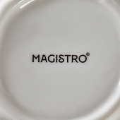  Салатник фарфоровый Magistro «Изобилие», 600 мл, d=20,5 см, белый  4177894 