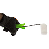  Набор: валик "ПОРОЛОН" с ручкой + 2 шубки, 65 мм, D - 42 мм, D ручки - 6 мм// Сибртех 